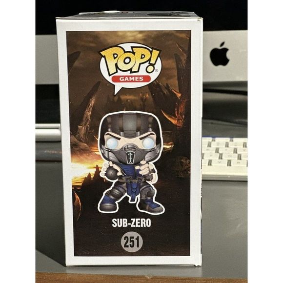 Funko Pop! Mortal Kombat X - Sub-Zero Action Figure Box #251 Pop Games - Picture 10 of 11